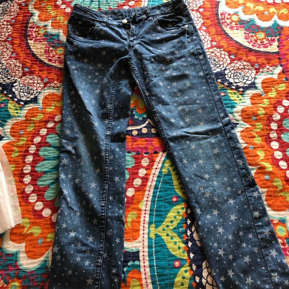Star tight jeans
